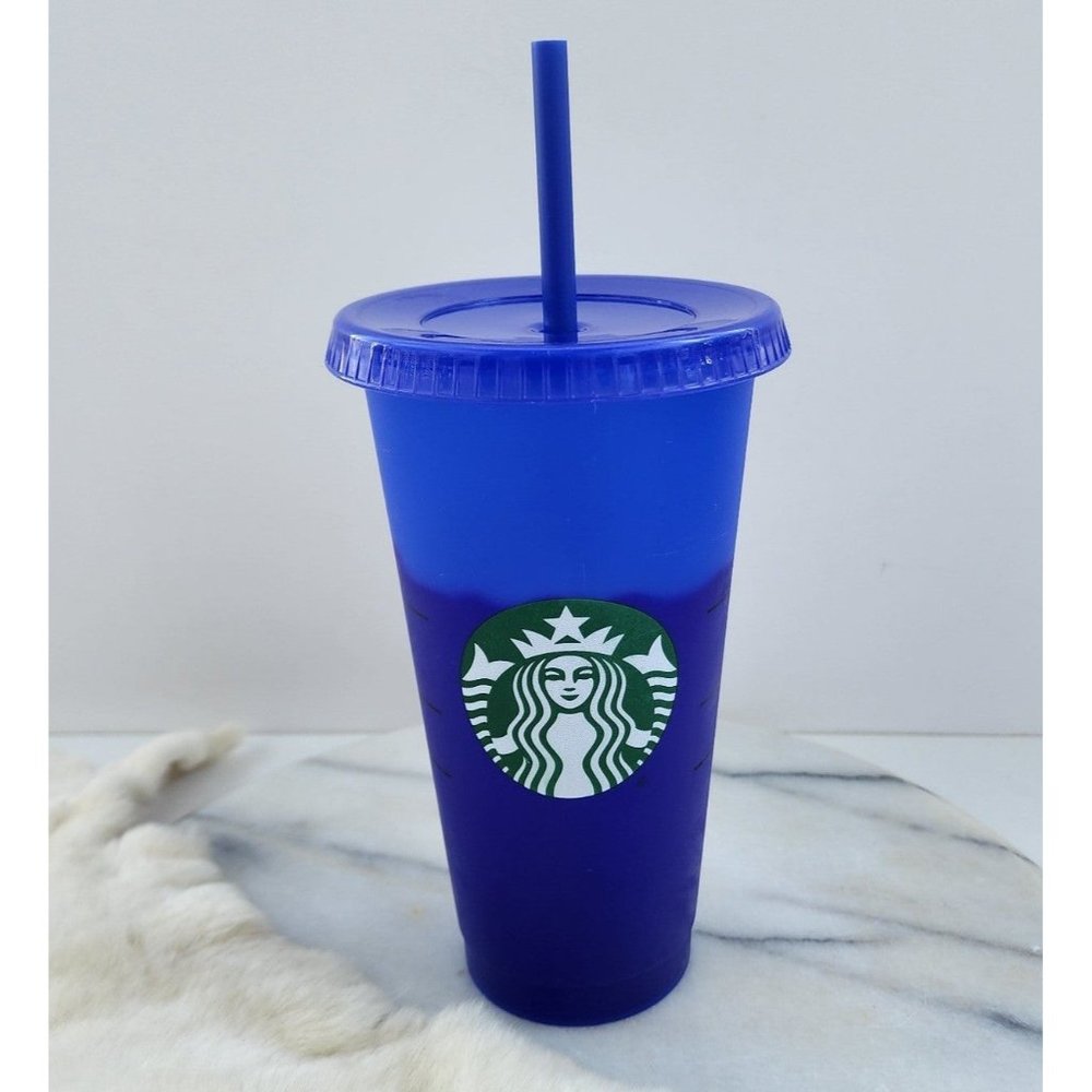 Starbucks Color Changing Cup limited edition 2020 blue